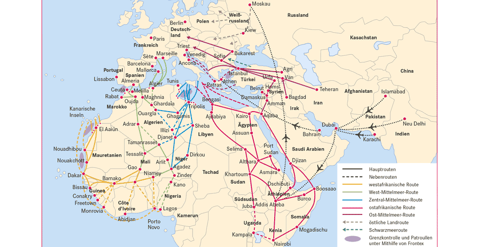 Migrationsrouten